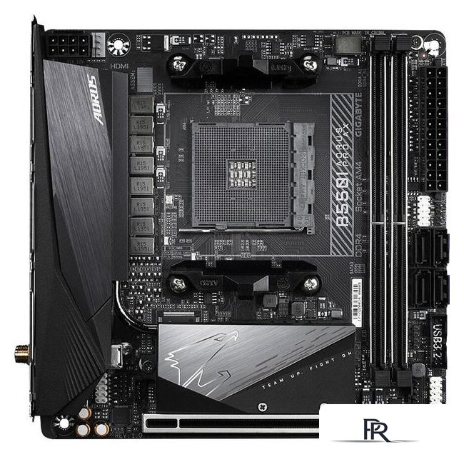 Материнская плата Gigabyte B550I Aorus Pro AX (rev. 1.0) - Изображение №1 — Интернет-магазин ПроЗаказ