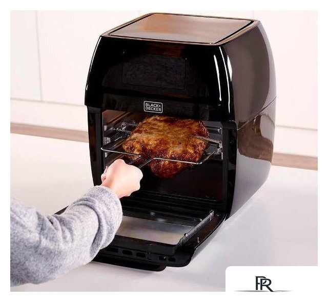 Аэрогриль (аэрофритюрница) Black & Decker BXAFO1200E - Изображение №5 — Интернет-магазин ПроЗаказ
