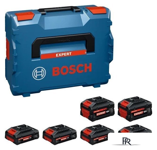 Набор аккумуляторов Bosch 1600A0373G (18В/4x4 Ah + 18В/2x8 Ah + кейс) - Изображение №1 — Интернет-магазин ПроЗаказ