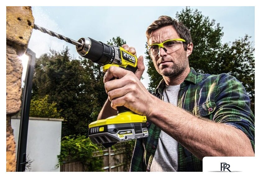 Ударная дрель-шуруповерт Ryobi HP RPD18C-220S 5133004982 (с 2-мя АКБ 2 Ah, сумка) - Изображение №5 — Интернет-магазин ПроЗаказ