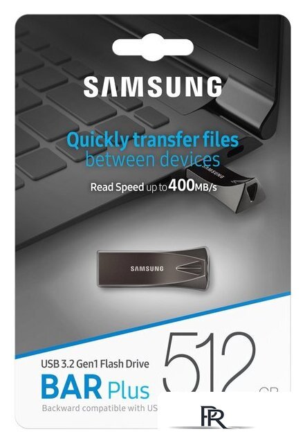 USB Flash Samsung BAR Plus 512GB (титан) - Изображение №7 — Интернет-магазин ПроЗаказ