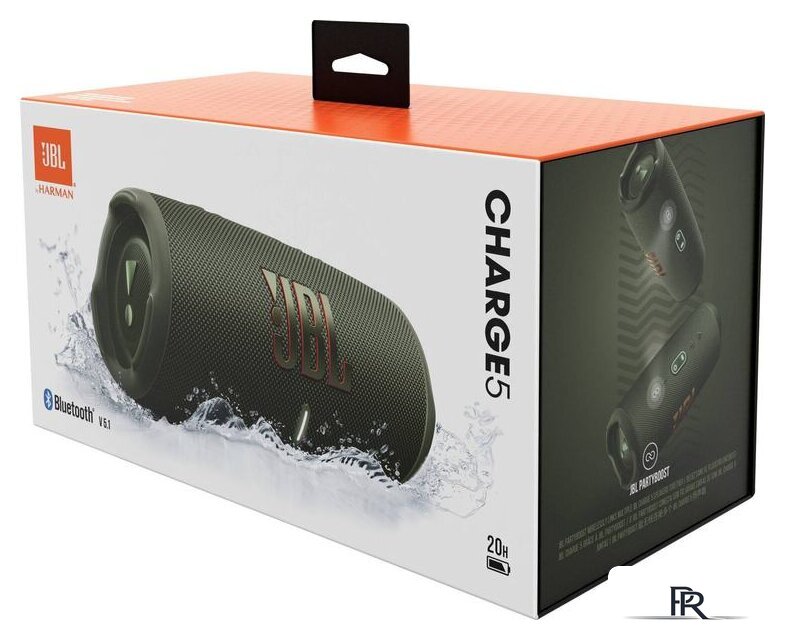 Беспроводная колонка JBL Charge 5 (зеленый) - Изображение №8 — Интернет-магазин ПроЗаказ