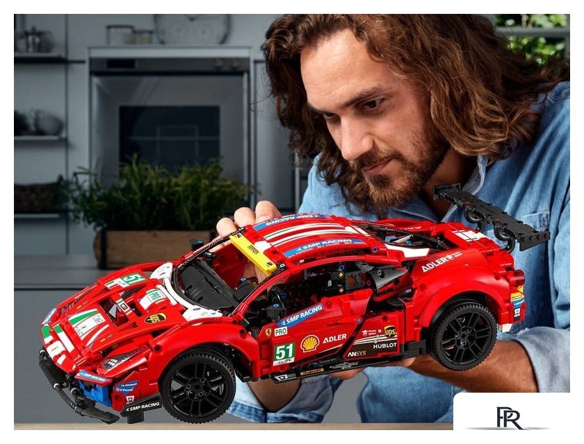 Конструктор LEGO Technic 42125 Ferrari 488 GTE AF Corse 51 - Изображение №7 — Интернет-магазин ПроЗаказ