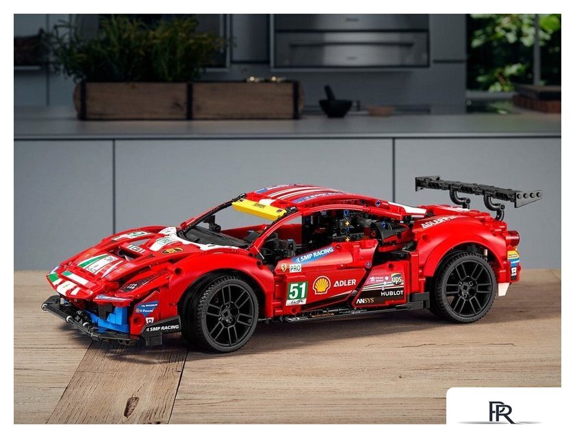 Конструктор LEGO Technic 42125 Ferrari 488 GTE AF Corse 51 - Изображение №9 — Интернет-магазин ПроЗаказ