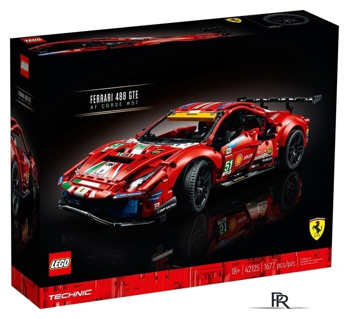 Конструктор LEGO Technic 42125 Ferrari 488 GTE AF Corse 51 - Изображение №1 — Интернет-магазин ПроЗаказ