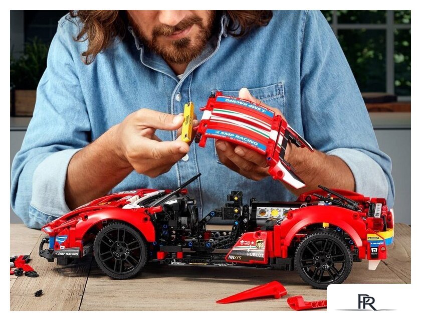 Конструктор LEGO Technic 42125 Ferrari 488 GTE AF Corse 51 - Изображение №6 — Интернет-магазин ПроЗаказ