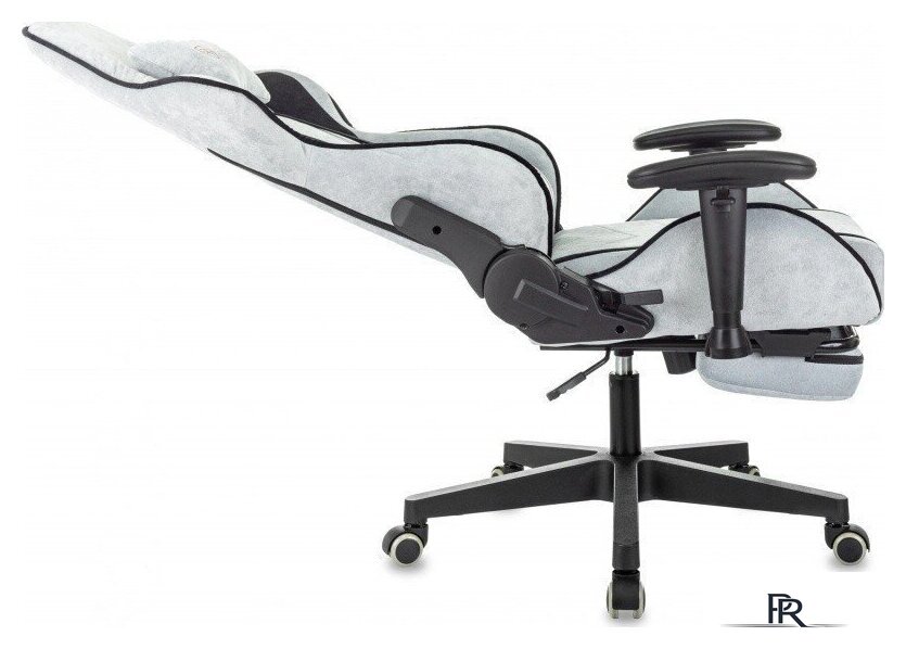 Игровое (геймерское) кресло Zombie Drift/F (серо-голубой/черный) - Изображение №2 — Интернет-магазин ПроЗаказ