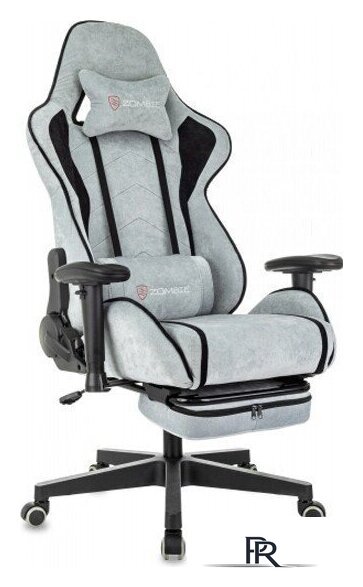 Игровое (геймерское) кресло Zombie Drift/F (серо-голубой/черный) - Изображение №1 — Интернет-магазин ПроЗаказ