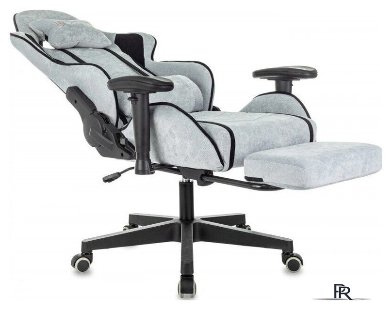 Игровое (геймерское) кресло Zombie Drift/F (серо-голубой/черный) - Изображение №3 — Интернет-магазин ПроЗаказ