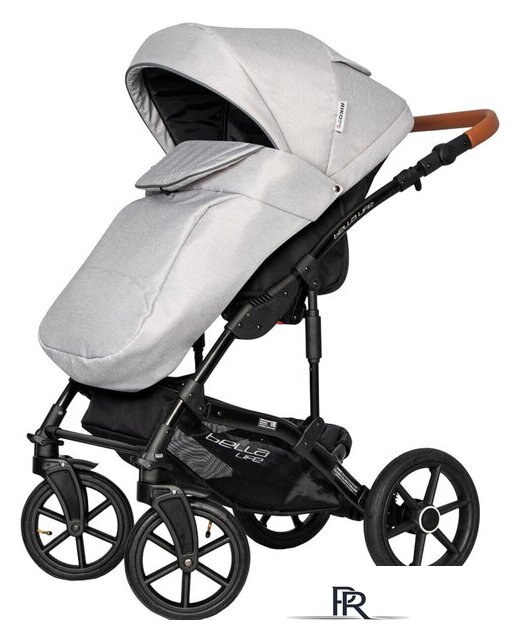 Универсальная коляска Riko Basic Bella Life (2 в 1, 01, grey fox) - Изображение №5 — Интернет-магазин ПроЗаказ