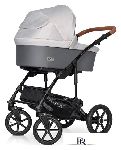 Универсальная коляска Riko Basic Bella Life (2 в 1, 01, grey fox) - Изображение №3 — Интернет-магазин ПроЗаказ