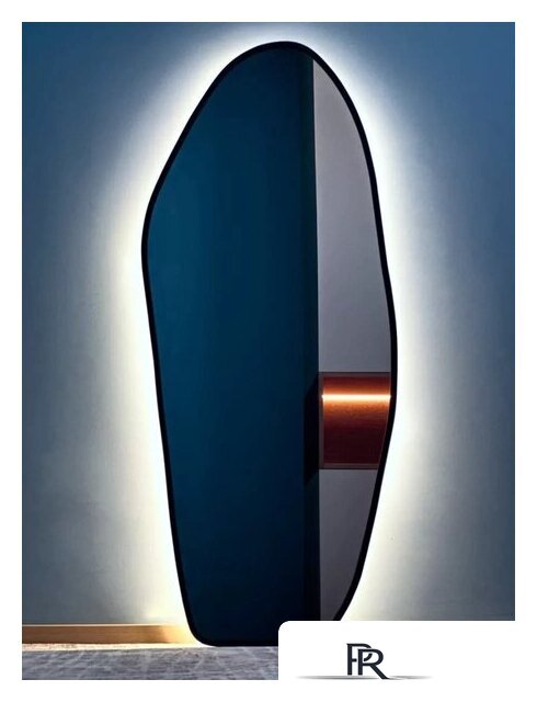 Зеркало с подсветкой  EMZE 49х115 LED.UV.NF.49.115.CHE.4K (черный с УФ-окантовкой и подсветкой) - Изображение №1 — Интернет-магазин ПроЗаказ