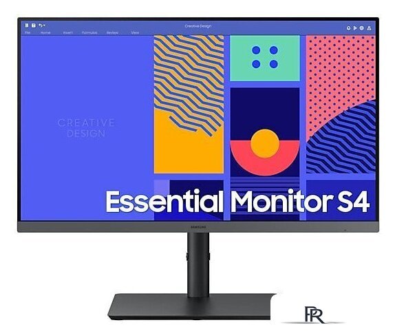 Монитор Samsung Essential S4 LS24C432GAUXEN - Изображение №1 — Интернет-магазин ПроЗаказ