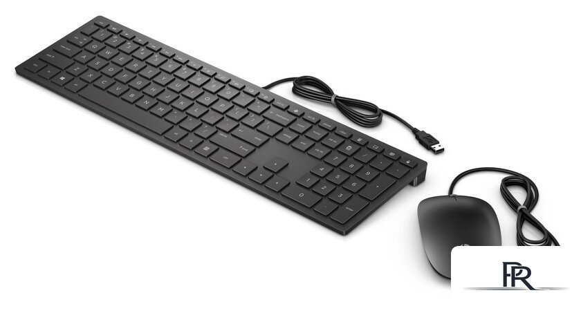 Офисный набор HP Pavilion 400 (клавиатура + мышь, черный) - Изображение №2 — Интернет-магазин ПроЗаказ