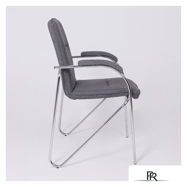 Офисный стул AksHome Samba AKS-1 (Leto 68 темно-серая ткань, мягкие подлокотники) - Изображение №6 — Интернет-магазин ПроЗаказ