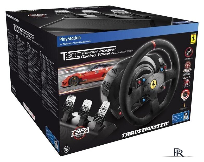 Руль Thrustmaster T300 Ferrari Integral Racing Wheel Alcantara Edition - Изображение №8 — Интернет-магазин ПроЗаказ