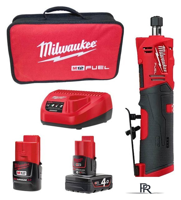Прямошлифовальная машина Milwaukee M12 Fuel FDGS-422B 4933471436 (с 2-мя АКБ 2 Ah, 4 Ah) - Изображение №1 — Интернет-магазин ПроЗаказ