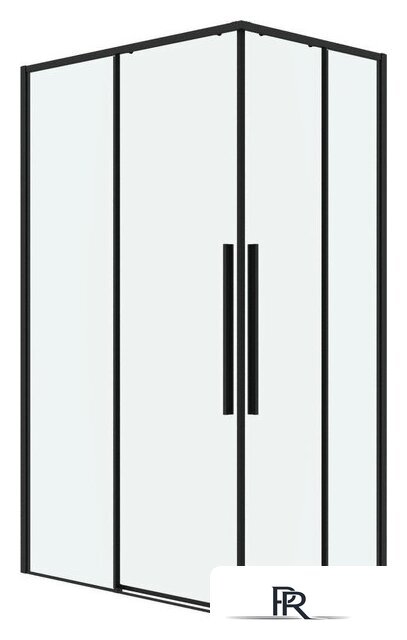 Душевой уголок Grossman Galaxy 80x80x195 300.K33.01.8080.21.00 (черный матовый/прозрачное стекло) - Изображение №1 — Интернет-магазин ПроЗаказ