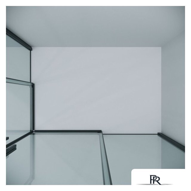 Душевой уголок Grossman Galaxy 80x80x195 300.K33.01.8080.21.00 (черный матовый/прозрачное стекло) - Изображение №5 — Интернет-магазин ПроЗаказ