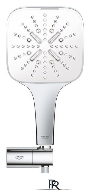 Душевой гарнитур  Grohe Rainshower SmartActive 130 Cube 26588LS0 - Изображение №3 — Интернет-магазин ПроЗаказ