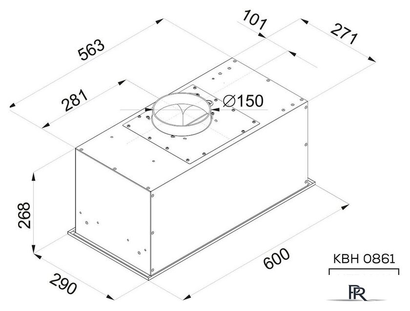 Кухонная вытяжка Kernau KBH 0861 W - Изображение №7 — Интернет-магазин ПроЗаказ