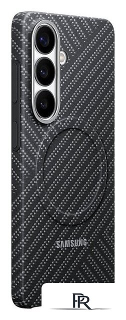 Чехол для телефона Samsung Carbon Magnet Case для Samsung Galaxy S26 (темно-серый) - Изображение №4 — Интернет-магазин ПроЗаказ