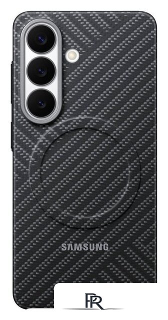 Чехол для телефона Samsung Carbon Magnet Case для Samsung Galaxy S26 (темно-серый) - Изображение №3 — Интернет-магазин ПроЗаказ