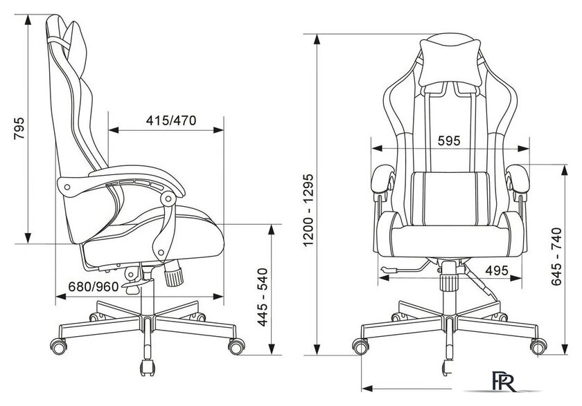 Офисное кресло Knight Terminator (розовый Velvet 36) - Изображение №18 — Интернет-магазин ПроЗаказ