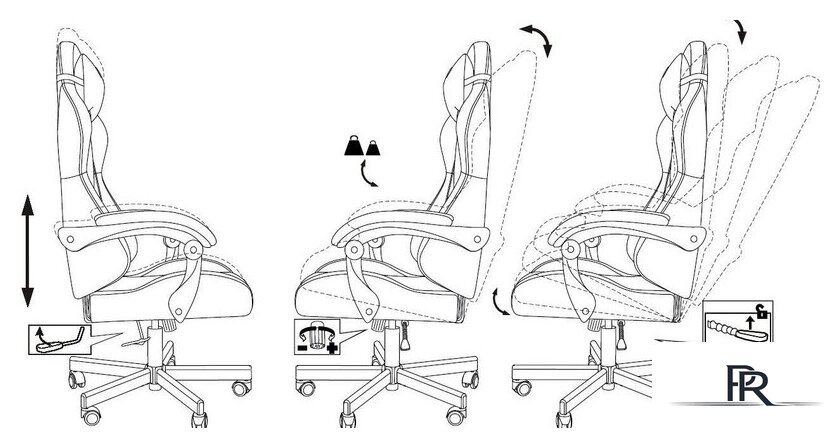 Офисное кресло Knight Terminator (розовый Velvet 36) - Изображение №17 — Интернет-магазин ПроЗаказ