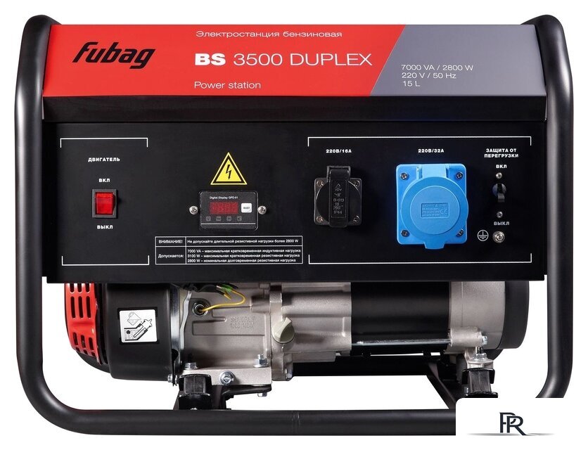 Бензиновый генератор Fubag BS 3500 Duplex - Изображение №2 — Интернет-магазин ПроЗаказ
