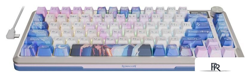 Клавиатура Redragon Flekact Pro (белый/сиреневый/синий) - Изображение №3 — Интернет-магазин ПроЗаказ