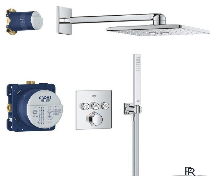 Душевая система  Grohe Vitalio SmartActive 310 Cube 34875000 - Изображение №1 — Интернет-магазин ПроЗаказ