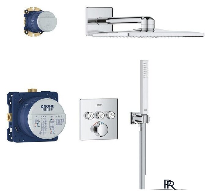 Душевая система  Grohe Vitalio SmartActive 310 Cube 34875000 - Изображение №2 — Интернет-магазин ПроЗаказ