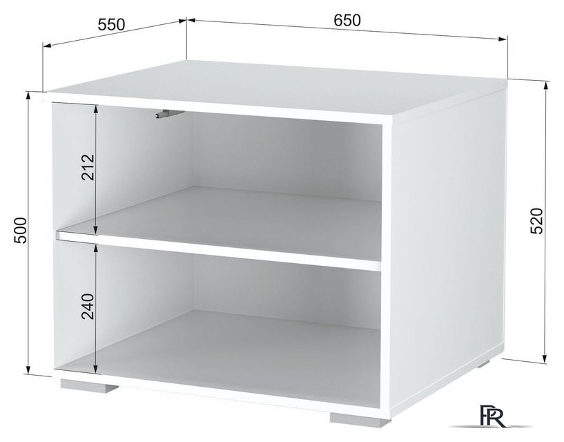 Шкаф распашной Аквилон Санти №22.1 (белое сияние) - Изображение №3 — Интернет-магазин ПроЗаказ