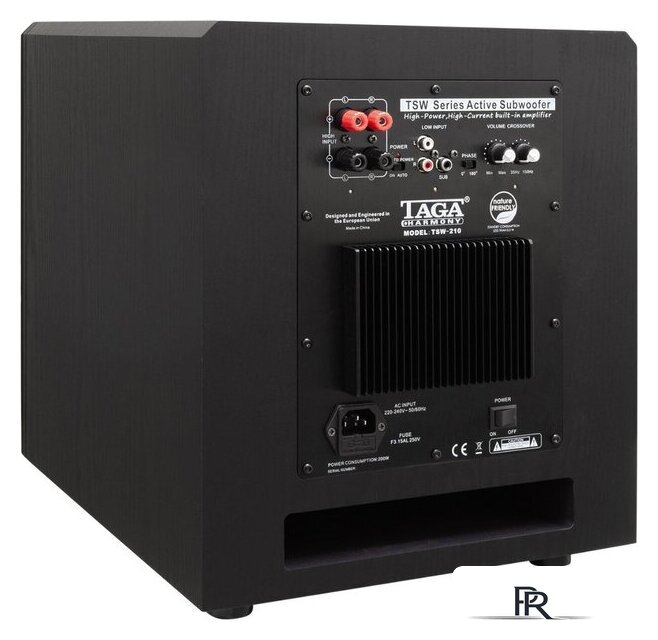 Проводной сабвуфер Taga Harmony TSW-210 (черный) - Изображение №3 — Интернет-магазин ПроЗаказ