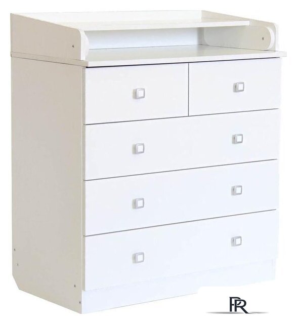 Комод Фея 1780 ЛДСП (белый) - Изображение №1 — Интернет-магазин ПроЗаказ