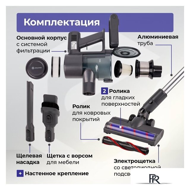Пылесос Evolution Smart Clean VC2215 - Изображение №19 — Интернет-магазин ПроЗаказ