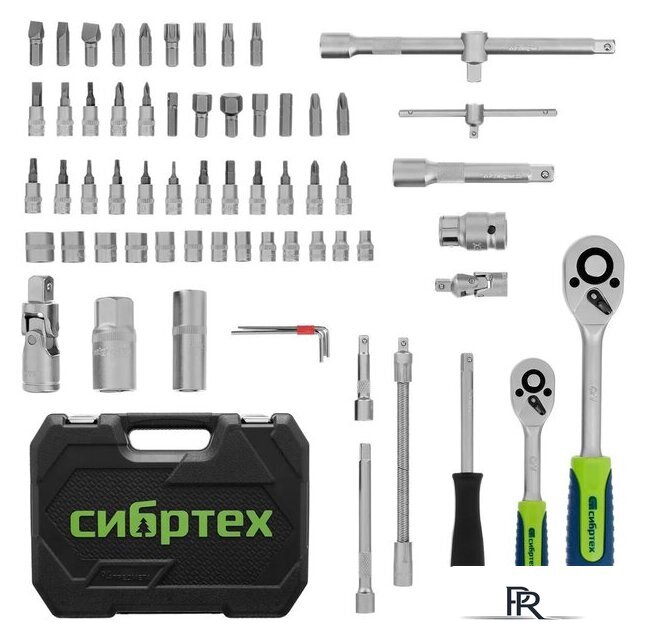 Универсальный набор инструментов СибрТех 13388 (94 предмета) - Изображение №1 — Интернет-магазин ПроЗаказ