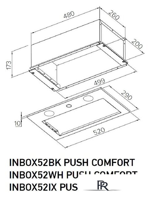 Кухонная вытяжка Meferi INBOX52IX Push Comfort - Изображение №14 — Интернет-магазин ПроЗаказ