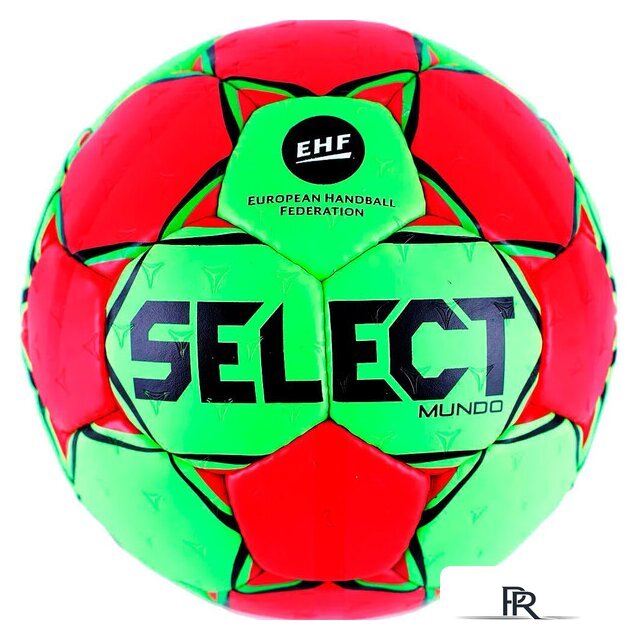 Гандбольный мяч Select Mundo (3 размер, салатовый/красный) - Изображение №1 — Интернет-магазин ПроЗаказ