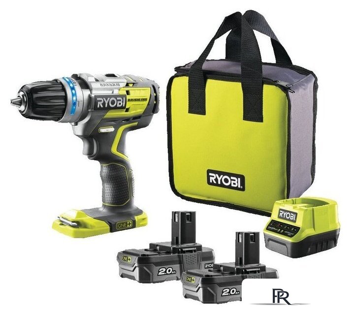 Ударная дрель-шуруповерт Ryobi R18PDBL-220S 5133003436 (с 2-мя АКБ, сумка) - Изображение №1 — Интернет-магазин ПроЗаказ