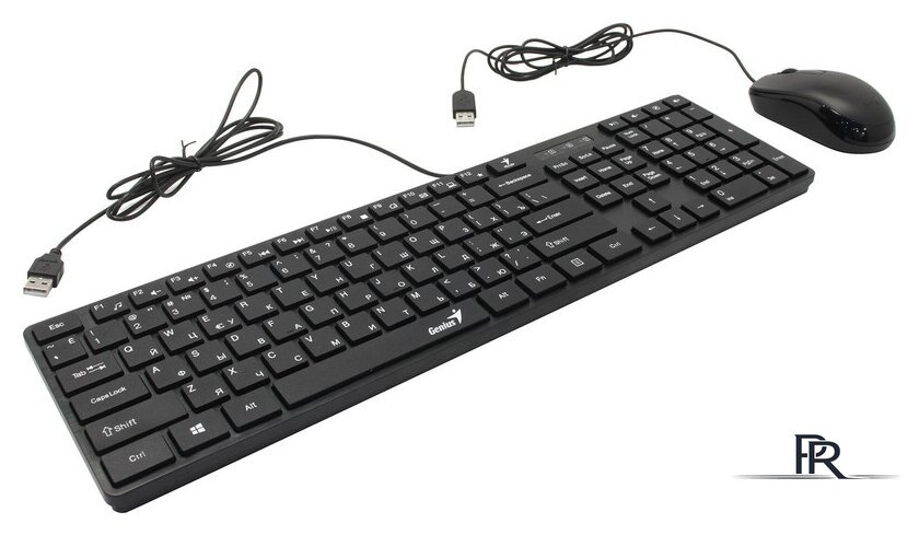 Офисный набор Genius SlimStar C126 (черный) - Изображение №1 — Интернет-магазин ПроЗаказ