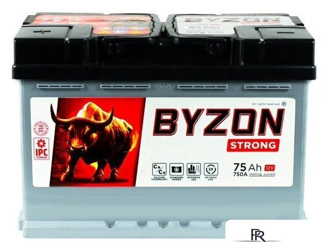 Автомобильный аккумулятор BYZON Strong L+ (75 А·ч) - Изображение №1 — Интернет-магазин ПроЗаказ