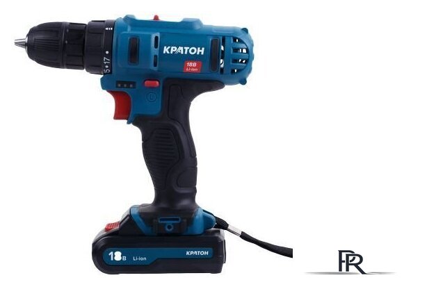 Дрель-шуруповерт Кратон CD-18-Li-2.0 31101057 (с 2-мя АКБ 2 Ач, кейс, оснастка) - Изображение №4 — Интернет-магазин ПроЗаказ
