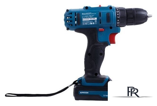 Дрель-шуруповерт Кратон CD-18-Li-2.0 31101057 (с 2-мя АКБ 2 Ач, кейс, оснастка) - Изображение №3 — Интернет-магазин ПроЗаказ