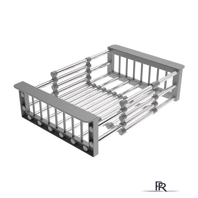 Кухонная мойка Roxen Stage Plus 560250-60 многофункциональная 8 в 1 (60*48/сатин) - Изображение №7 — Интернет-магазин ПроЗаказ