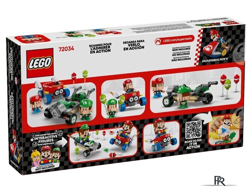 Конструктор LEGO Mario Kart – Малыш Марио против Малыша Луиджи 72034 - Изображение №2 — Интернет-магазин ПроЗаказ