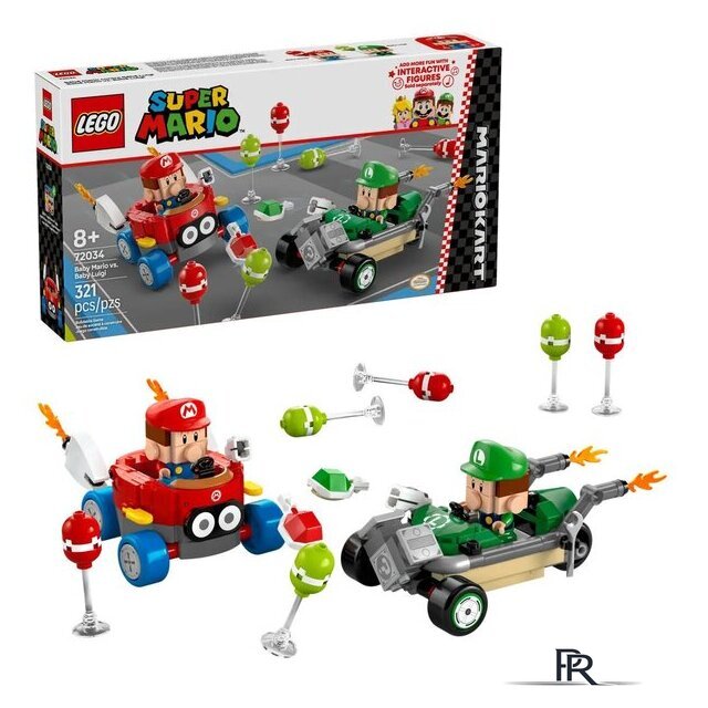 Конструктор LEGO Mario Kart – Малыш Марио против Малыша Луиджи 72034 - Изображение №3 — Интернет-магазин ПроЗаказ