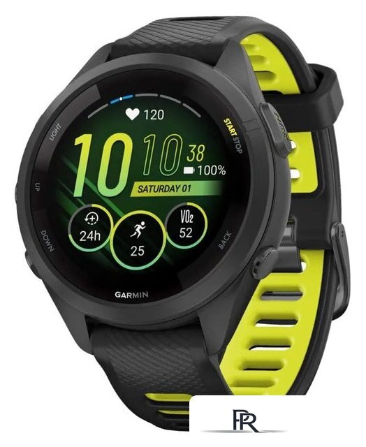 Умные часы Garmin Forerunner 265S (черный/желтый) - Изображение №1 — Интернет-магазин ПроЗаказ
