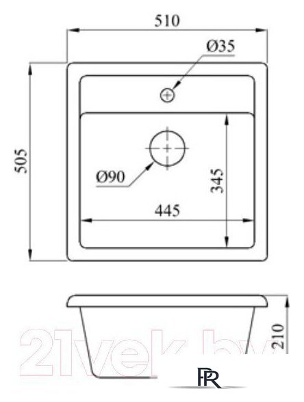 Кухонная мойка БелЭворс Rio + смеситель Like F8007122 (черный) - Изображение №15 — Интернет-магазин ПроЗаказ